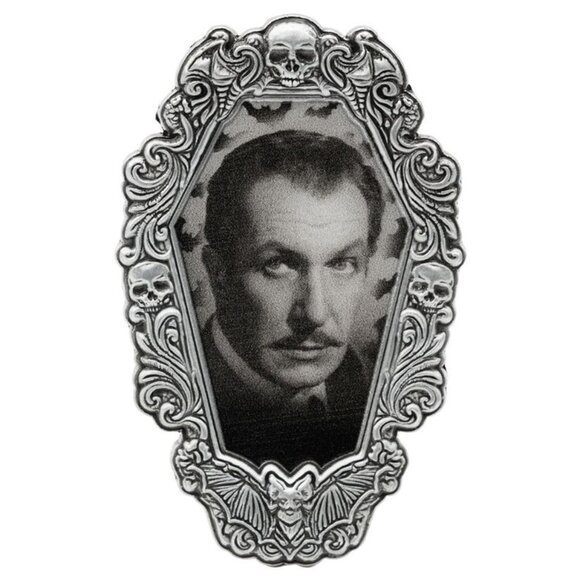 Vincent Price Gothic Frame Enamel Pin Kreepsville Horror Master of the Macabre - Picture 1 of 3